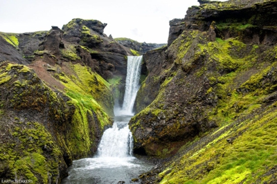 High Peaks Waterfall — Iceland waterfall